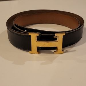 HERMES 1970s Adjustable Belt